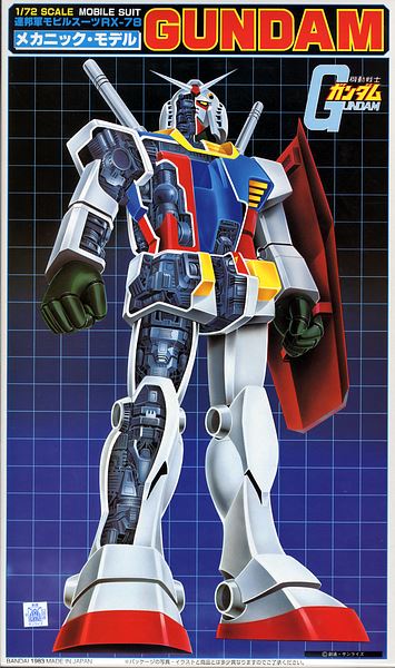 RX-78 Gundam Mechanic Model 1/72 Scale model Kit (Mobile Suit