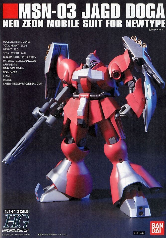 Bandai 1/144 HG Jagd Doga - Quess Paraya's Custom (Mobile Suit