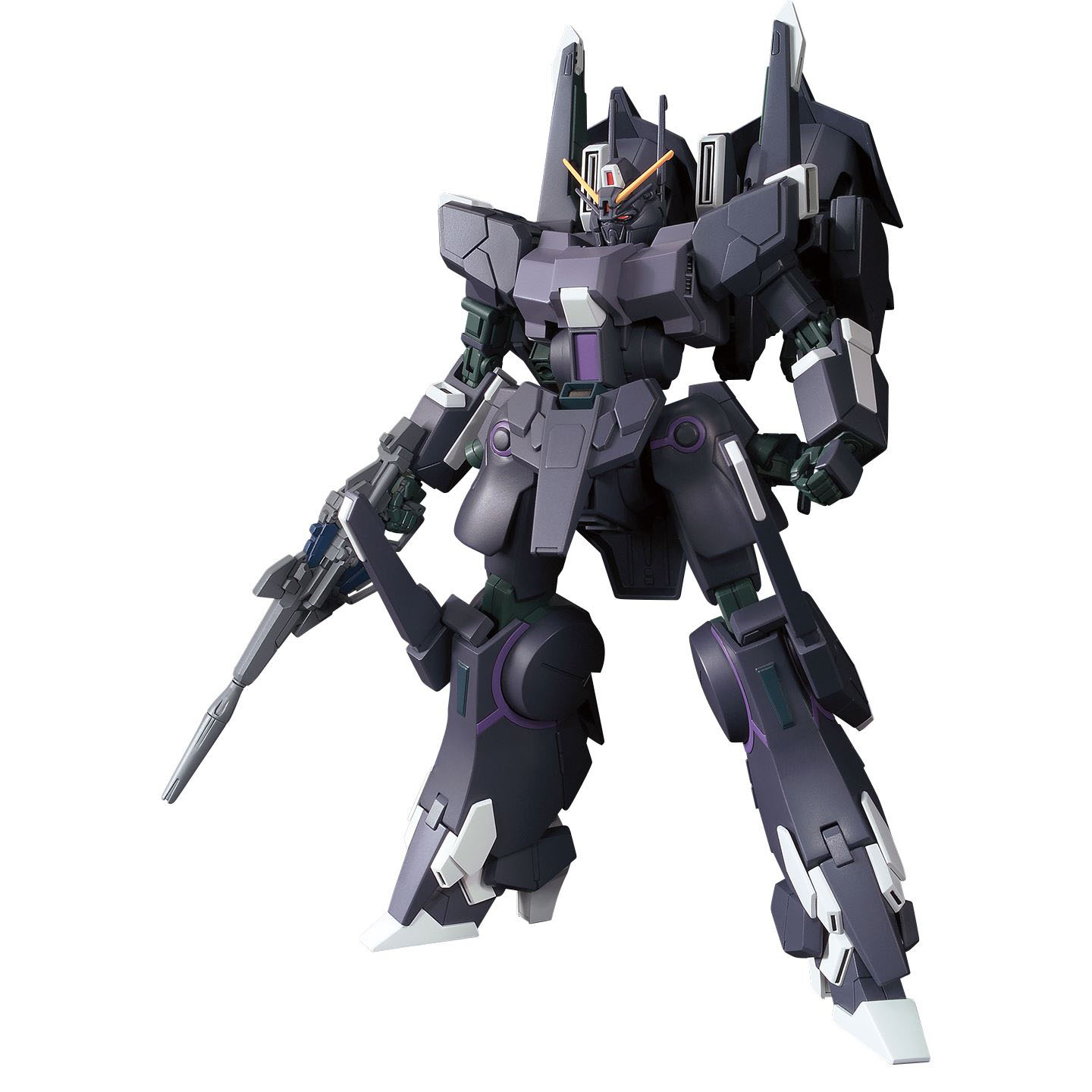 Bandai HG 1/144 Silver Bullet Suppressor - Gundam UC - Construit Et Peint - Fini
