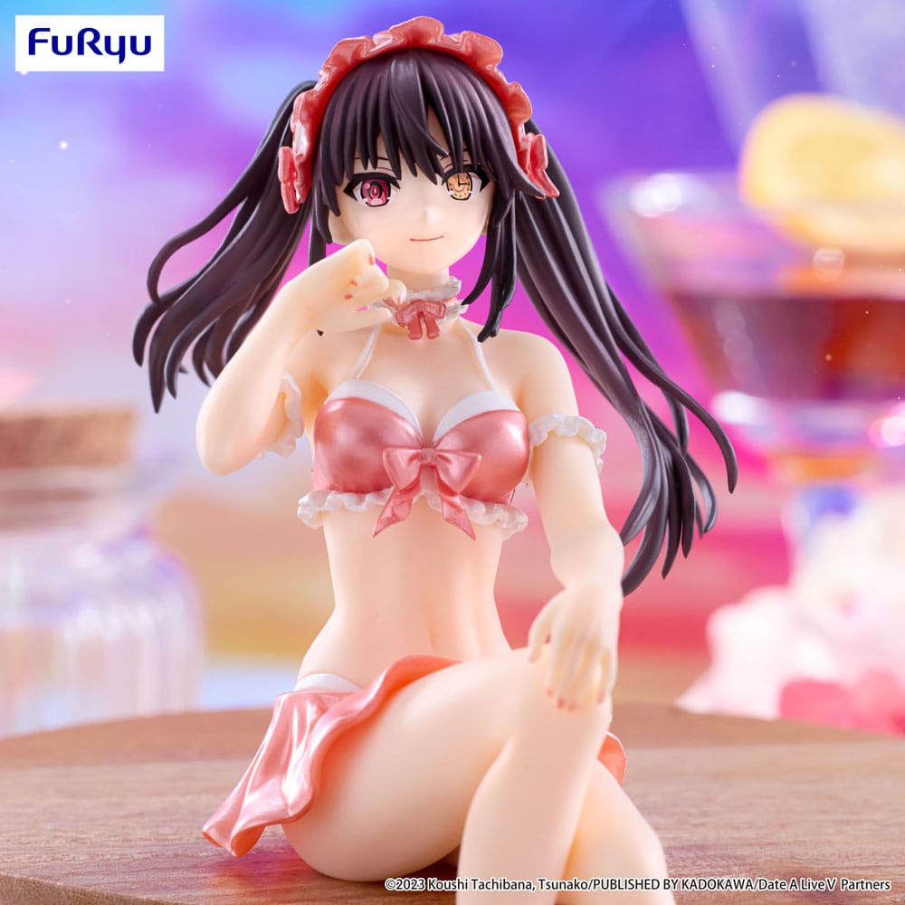 トップス Kurumi FuRyu Noodle Stopper Kurumi Tokisaki Swimsuit Pastel Red Color Ver