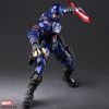 Captain America Designed By Tetsuya Nomura - Marvel Universe Variant Bring Arts Action Figure Additional Thumbnail 4