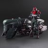 PLAY ARTS Kai Shinra Elite Security Officer & Bike Set (Final Fantasy VII Remake) Image