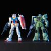 HG Gunpla Starter Set: RX-78-2 Gundam Vs. Zaku II (Mobile Suit Gundam) Image