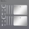 Action Base 6 (Clear Color Mirror Sticker Set) Additional Thumbnail 2