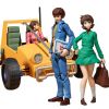 G.M.G. Earth Federation Forces 07/08V-SP Amuro Ray, Fraw Bow, General Soldier and Buggy Set with Bonus Parts (Mobile Suit Gundam) Image