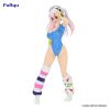 Super Sonico Concept Figure 80's/Another Color/Blue Ver. Statue (Super Sonico) Additional Thumbnail 1
