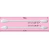 Mr. Cotton Swab - Flat Round Type and Flat Triangle Type (50 Swabs Total) Main Thumbnail