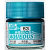 Mr Hobby Aqueous Hobby Color H-063 Metallic Blue Green (J) Metallic 10ml Image