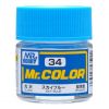Mr Color C-050 Clear Blue Gloss 10ml Image