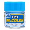 Mr Color C-050 Clear Blue Gloss 10ml Main Thumbnail