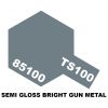 Tamiya TS-100 Semi Gloss Bright Gun Metal Additional Thumbnail 1