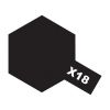Tamiya Acrylic Mini X-18 Semi Gloss Black Additional Thumbnail 1