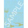 HJ Modelers Decal Marking Set 01 (Mirror Gold) Image