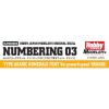 HJ Modelers Decal Numbering 03 (Orange) Additional Thumbnail 1