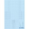 HiQParts RB03 Caution Decal One Color Blue 1/144 Scale (1 Sheet) Main Thumbnail