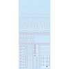 HiQParts RB02 Caution Decal White & Red 1/100 Scale (1 Sheet) Image