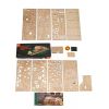 Ugears 3D Wooden Puzzle V-Express Steam Train with Tender Additional Thumbnail 3
