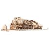 Ugears 3D Wooden Puzzle V-Express Steam Train with Tender Additional Thumbnail 5