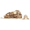 Ugears 3D Wooden Puzzle V-Express Steam Train with Tender Main Thumbnail