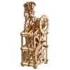 Ugears 3D Wooden Puzzle Engine Clock Additional Thumbnail 1