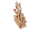 Ugears 3D Wooden Puzzle Wood Dragon Additional Thumbnail 2