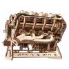 Ugears 3D Wooden Puzzle V8 Engine Additional Thumbnail 3
