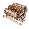 Ugears 3D Wooden Puzzle V8 Engine Additional Thumbnail 7