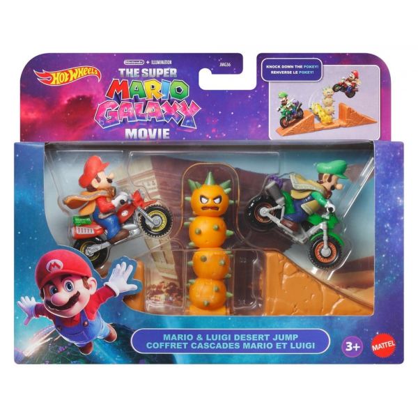 Hot Wheels Playset Mario & Luigi Desert Jump (The Super Mario Galaxy Movie) Additional Image 5