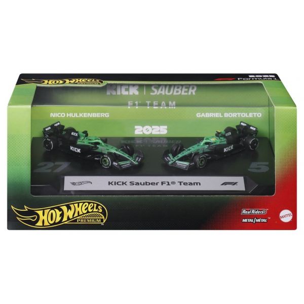 Formula 1 Hot Wheels Premium Die-Cast Vehicles 2-Pack 1/64 KICK Sauber Team Additional Image 7