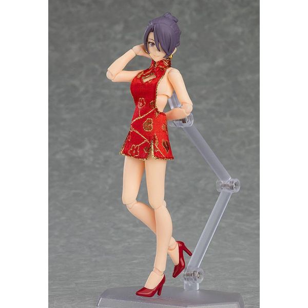 figma Female Body (Mika) with Mini Skirt Chinese Dress (Original Character) Additional Image 5