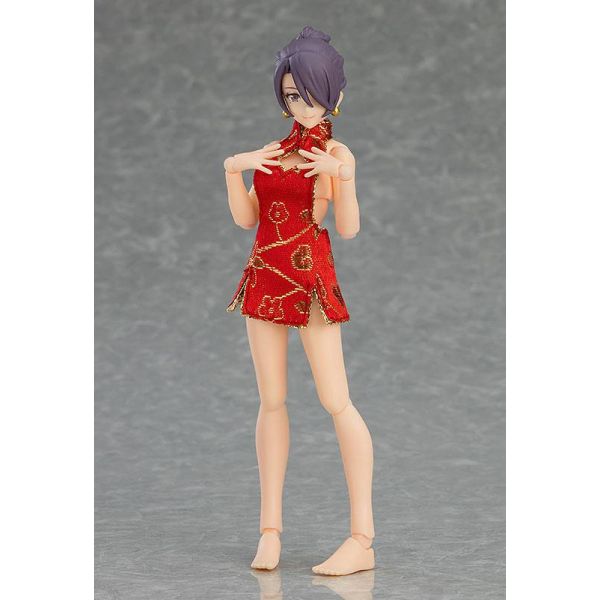 figma Female Body (Mika) with Mini Skirt Chinese Dress (Original Character) Additional Image 6