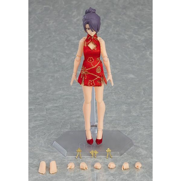 figma Female Body (Mika) with Mini Skirt Chinese Dress (Original Character) Additional Image 7