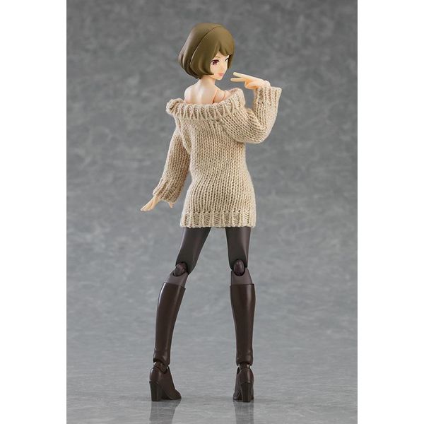 figma Female Body (Chiaki) with Off-the-Shoulder Sweater Dress (Original Character) Additional Image 5