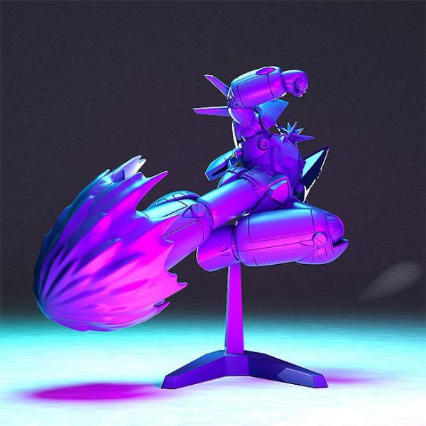 PLAMAX MF-65: minimum factory Gunbuster Super Inazuma Kick/RX-7 Inazuma Kick Buster Machine Color Ver. Model Kit (Gunbuster) Additional Image 1