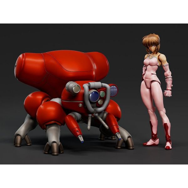 Ghost in the Shell PLAMAX minimum factory Plastic Model Kit Motoko Kusanagi with Fuchikoma 8 cm Additional Image 1