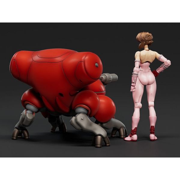 Ghost in the Shell PLAMAX minimum factory Plastic Model Kit Motoko Kusanagi with Fuchikoma 8 cm Additional Image 2