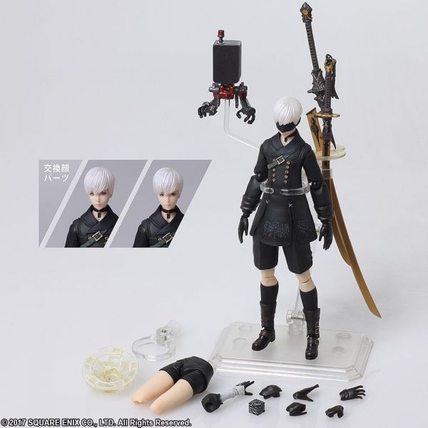 NieR:Automata Bring Arts YoRHa No. 9 Model S / 9S Additional Image 8