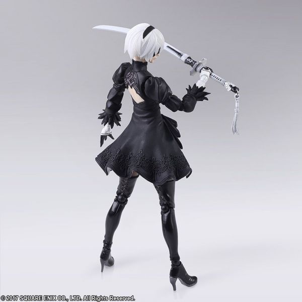 NieR:Automata Bring Arts YoRHa No.2 Model B / 2B Version 2.0 (Reissue) Additional Image 1