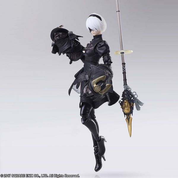 NieR:Automata Bring Arts YoRHa No.2 Model B / 2B Version 2.0 (Reissue) Additional Image 3