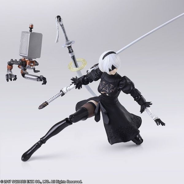NieR:Automata Bring Arts YoRHa No.2 Model B / 2B Version 2.0 (Reissue) Additional Image 4
