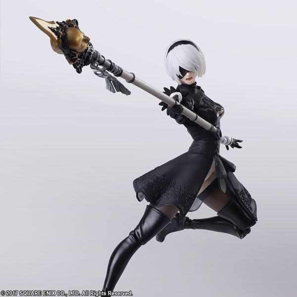 NieR:Automata Bring Arts YoRHa No.2 Model B / 2B Version 2.0 (Reissue) Additional Image 5