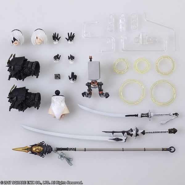 NieR:Automata Bring Arts YoRHa No.2 Model B / 2B Version 2.0 (Reissue) Additional Image 7