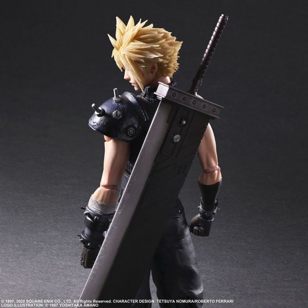 Cloud Strife Ver. 2 -  Play Arts Kai Action Figure  (Final Fantasy VII Remake) Additional Image 1