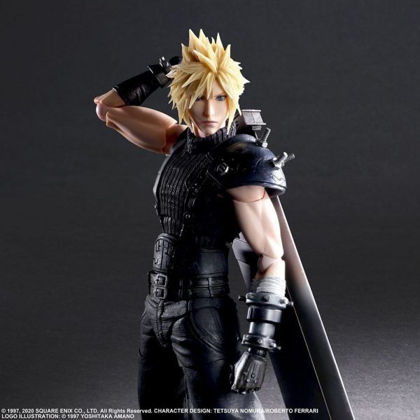 Cloud Strife Ver. 2 -  Play Arts Kai Action Figure  (Final Fantasy VII Remake) Additional Image 3