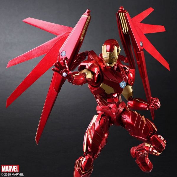 Marvel Universe Bring Arts Iron Man (Designed By Tetsuya Nomura) Additional Image 6