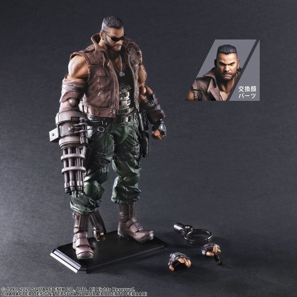 Barret Wallace Ver. 2 - Play Arts Kai Action Figure  (Final Fantasy VII Remake) Additional Image 7