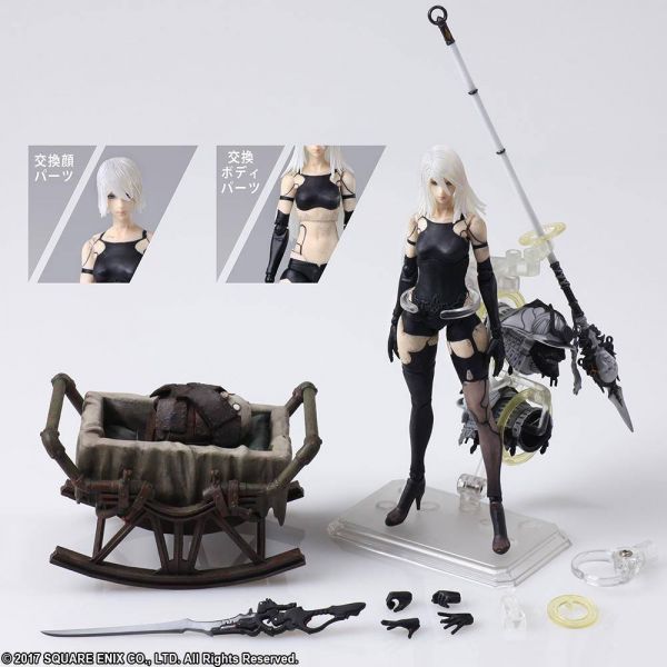 A2 (YoRHa Type A No. 2) - Bring Arts Action Figure (NieR Automata) Additional Image 3