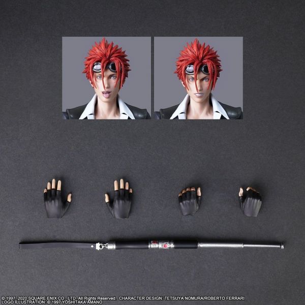 Reno - Play Arts Kai Action Figure (Final Fantasy VII Remake) Additional Image 7