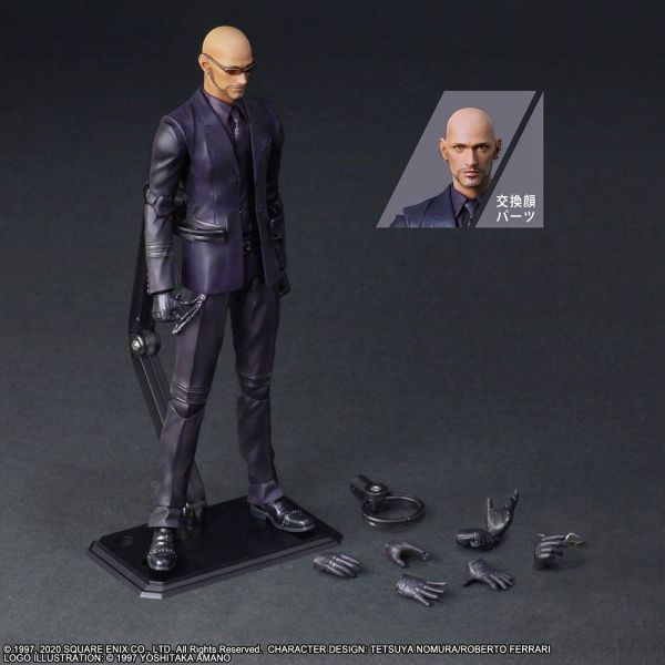 Rude - Play Arts Kai Action Figure (Final Fantasy VII Remake) Additional Image 6
