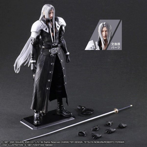 Sephiroth - Play Arts Kai Action Figure (Final Fantasy VII Remake) Additional Image 6